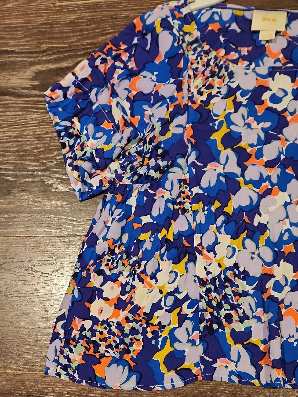 ❤️ ANTHROPOLOGIE MAEVE MILLA FLORAL TOP, MEDIUM - Picture 10 of 12